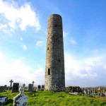 Meelick Round Tower viewed from the south east.