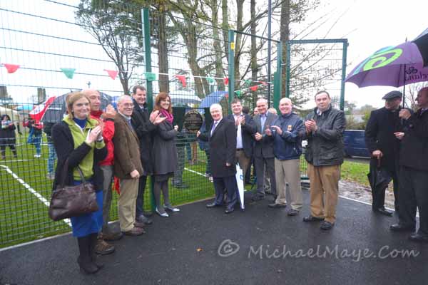 Official opening of the MUGA playground Swinford