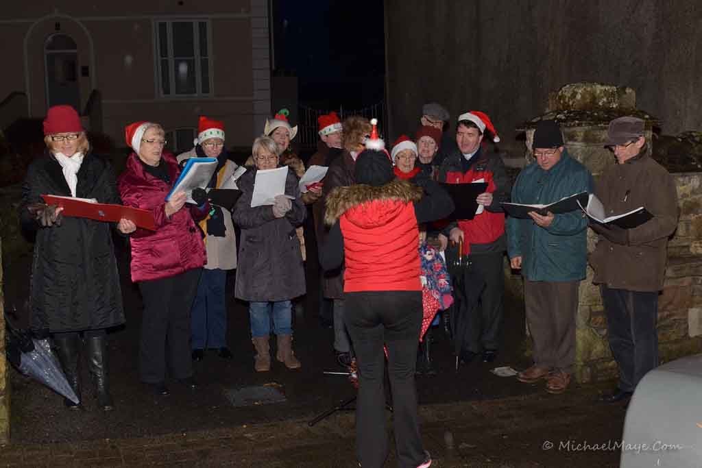 Swinford Church Choir singing Carols.